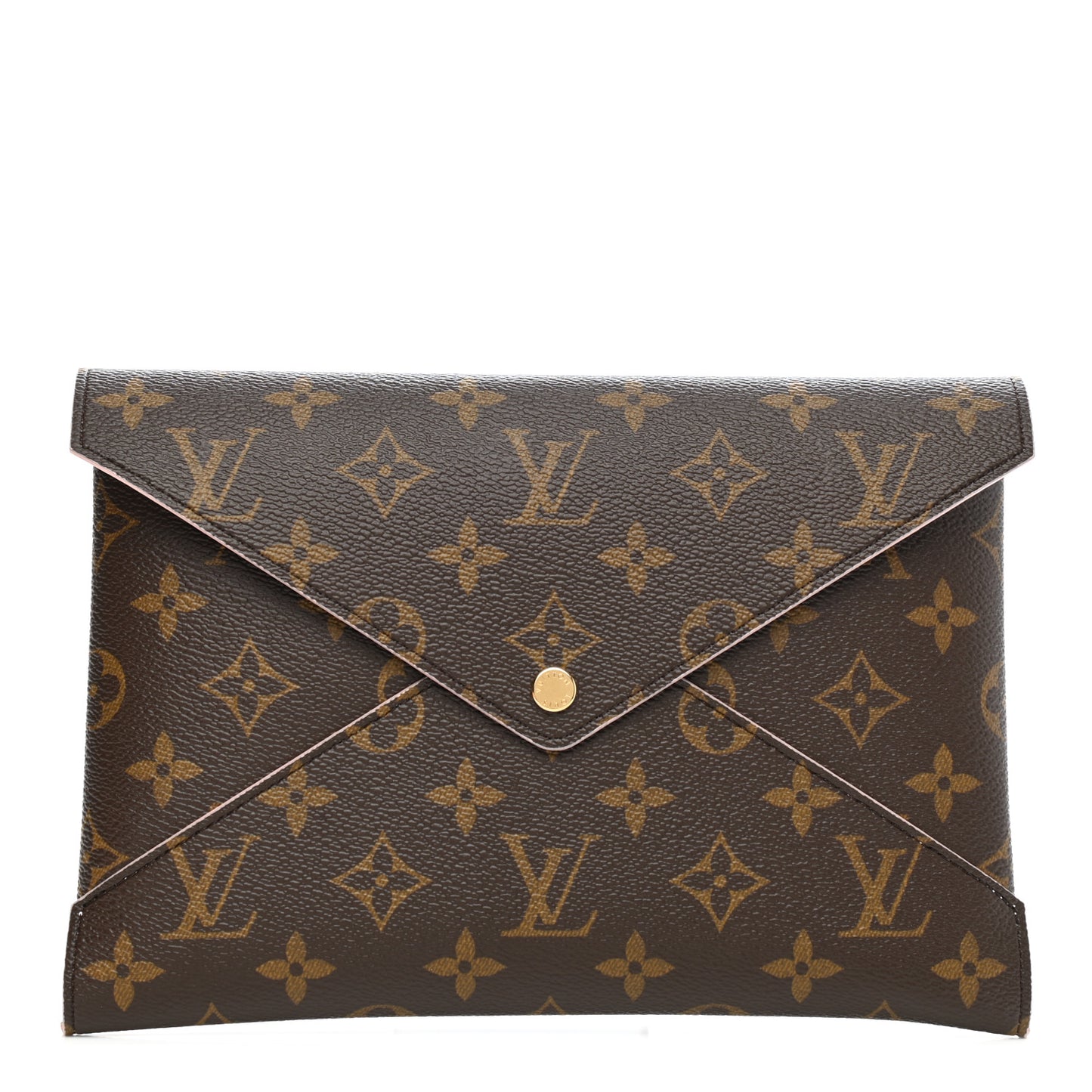 Monogram Large Kirigami Pochette Insert Rose Ballerine
