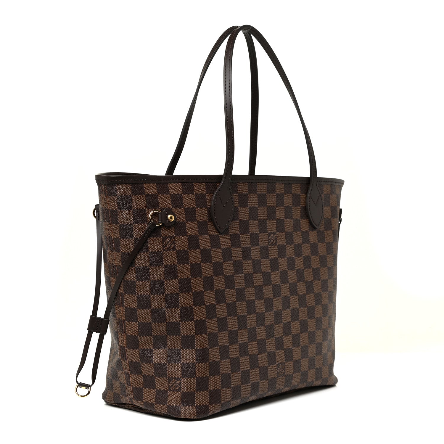 Louis Vuitton Damier Ebene Neo Neverfull MM Rose Ballerine 7 of 21
