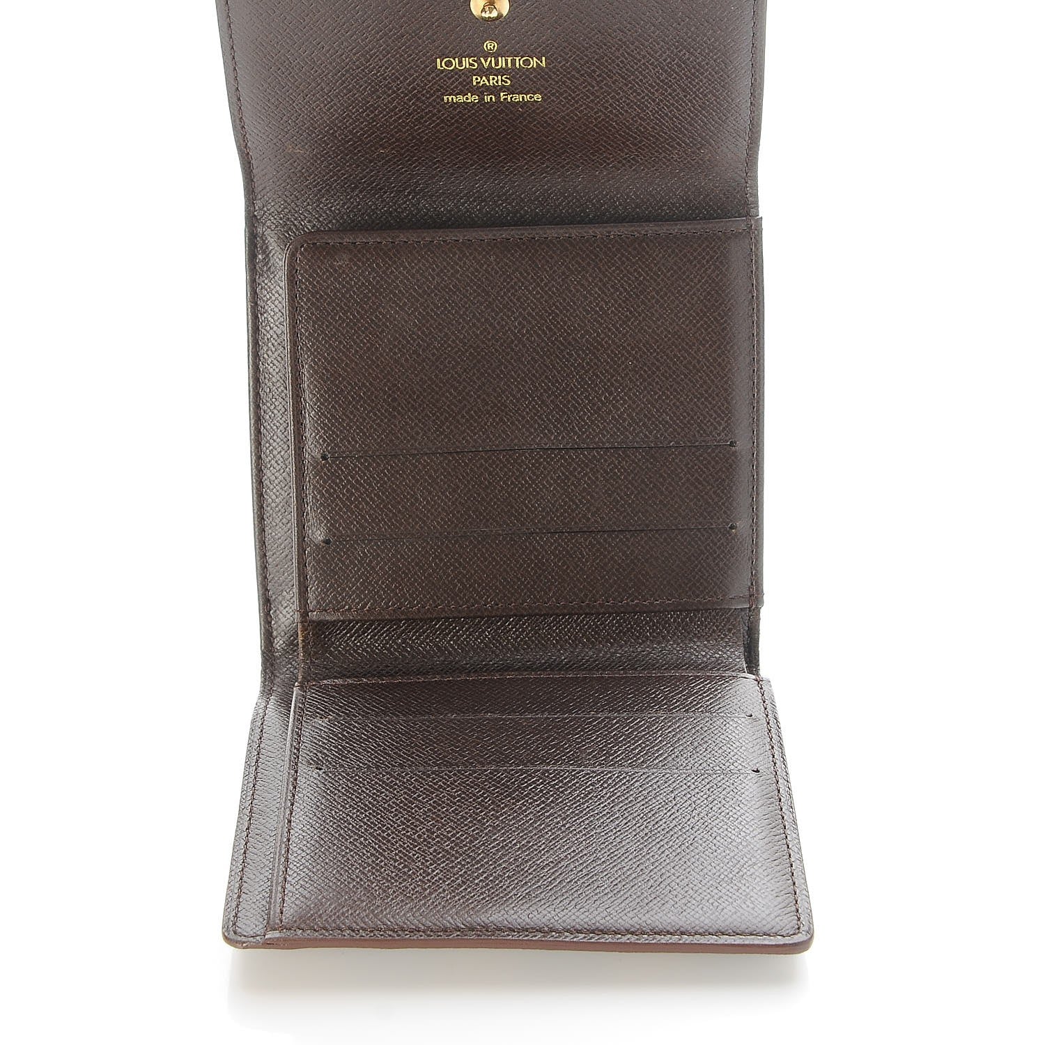Louis Vuitton Damier Ebene Elise Wallet 5 of 8