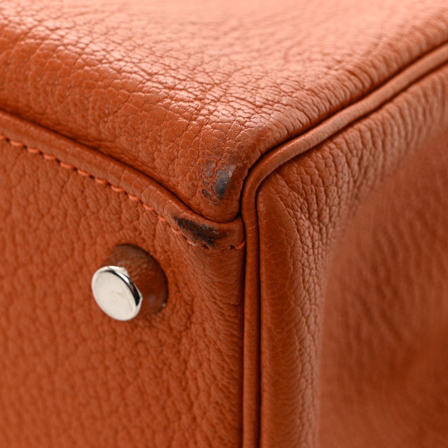 Hermes Chevre de Coromandel Kelly Retourne 32 Orange 14 of 14