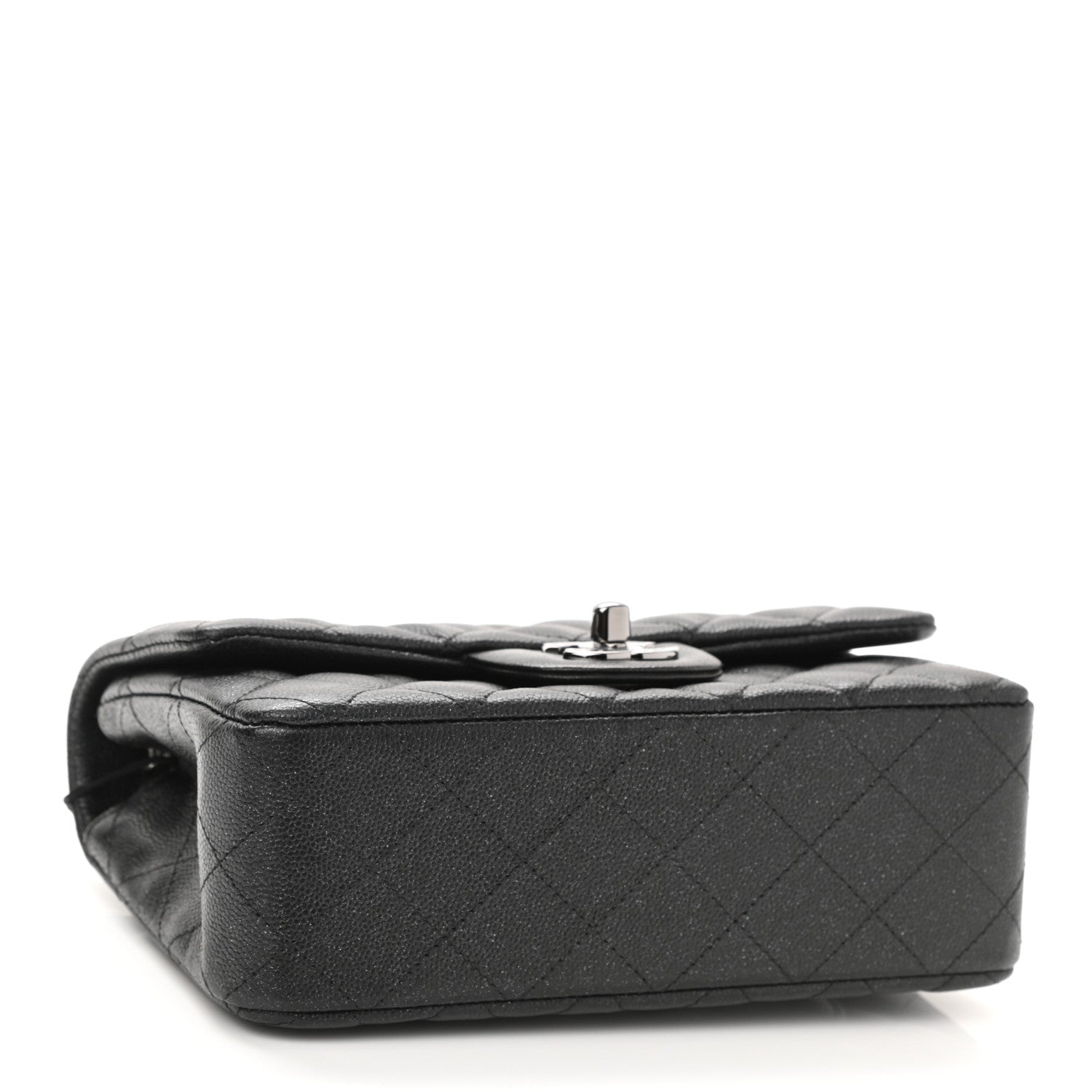 Chanel Iridescent Caviar Quilted Mini Rectangular Flap Black 4 of 10