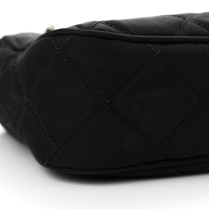 Prada Nylon Tessuto Impuntu Quilted Bandoliera Crossbody Bag Black 9 of 13
