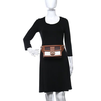 Louis Vuitton Taurillon Dauphine Bumbag Blackberry Snow 2 of 11