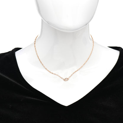 Hermes 18K Rose Gold TPM Farandole Pendant Necklace SH 2 of 5