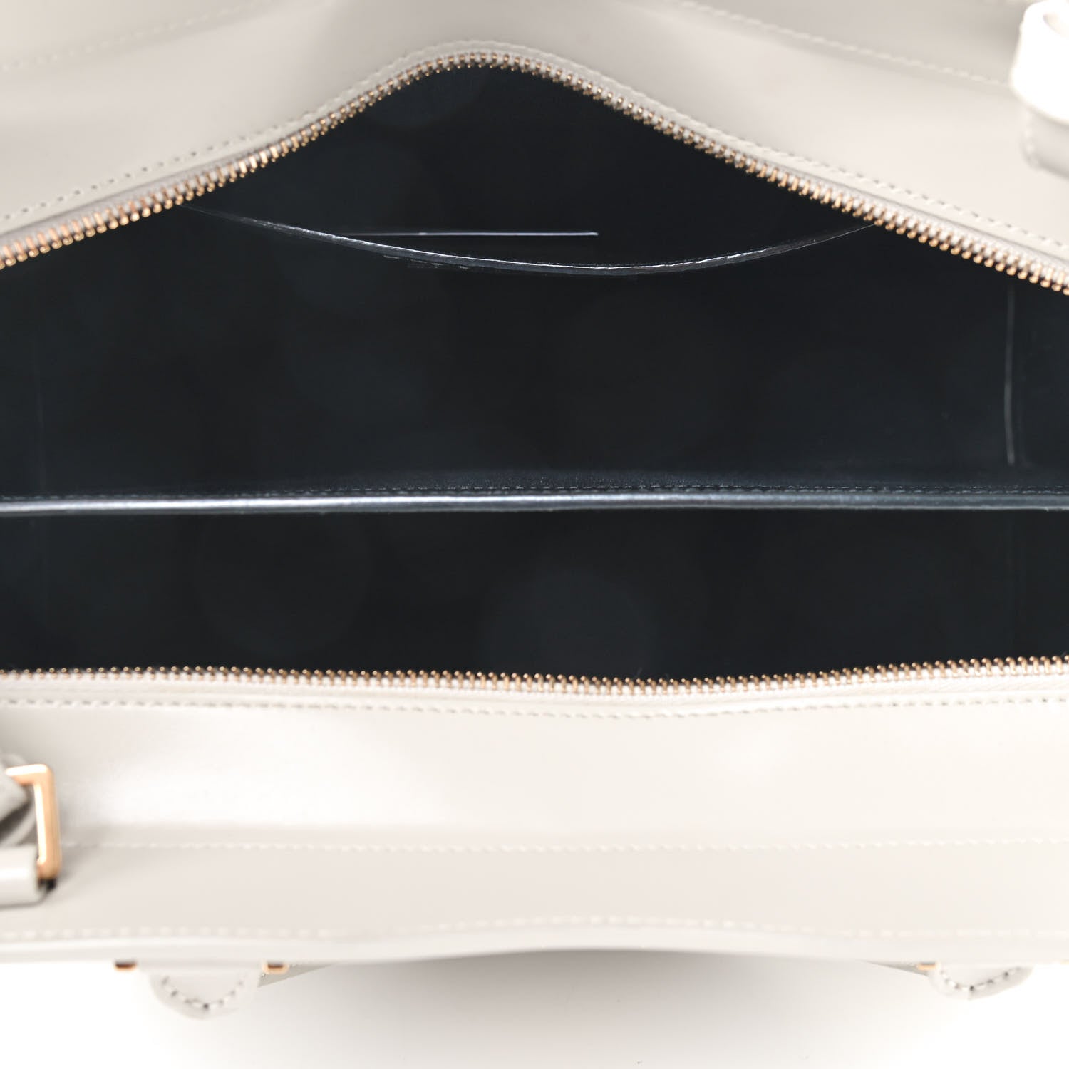 Saint Laurent Shiny Calfskin Medium Uptown Tote White 8 of 10
