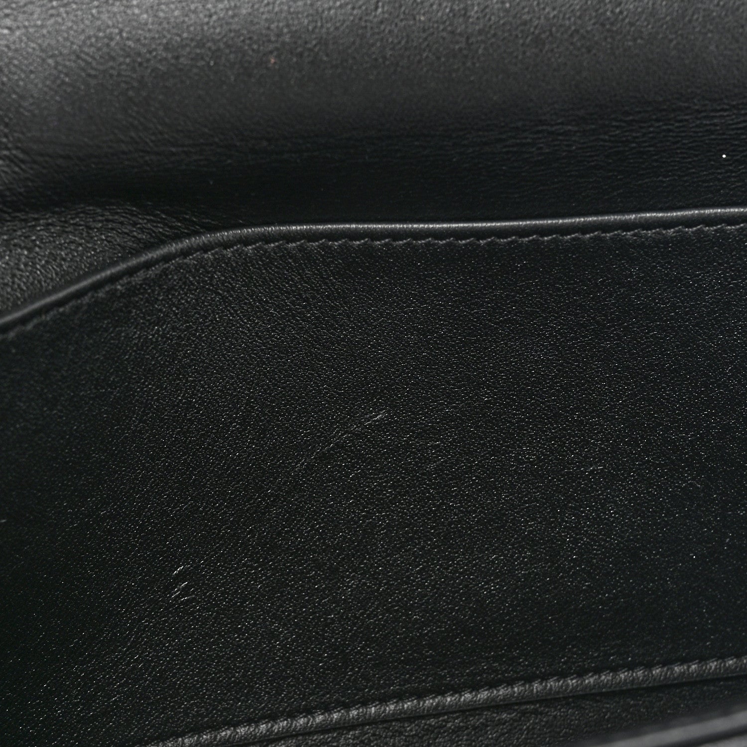 Celine Goatskin Matelasse Chain Shoulder Bag Black 11 of 11