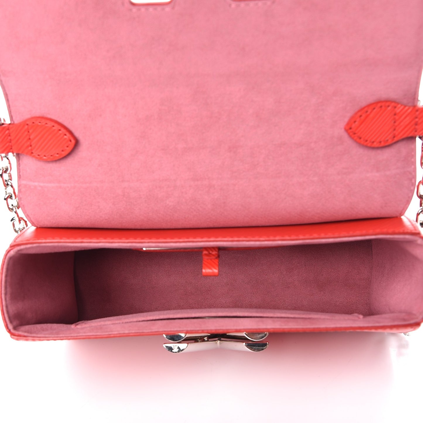 Epi Twist Shoulder Bag MM Coquelicot