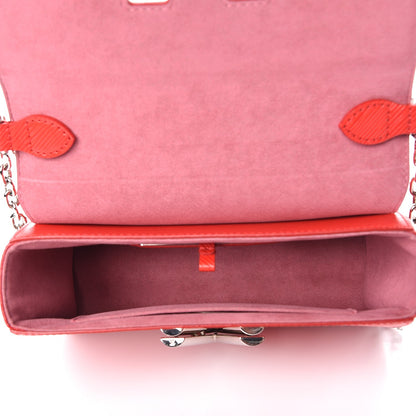 Louis Vuitton Epi Twist Shoulder Bag MM Coquelicot 5 of 10