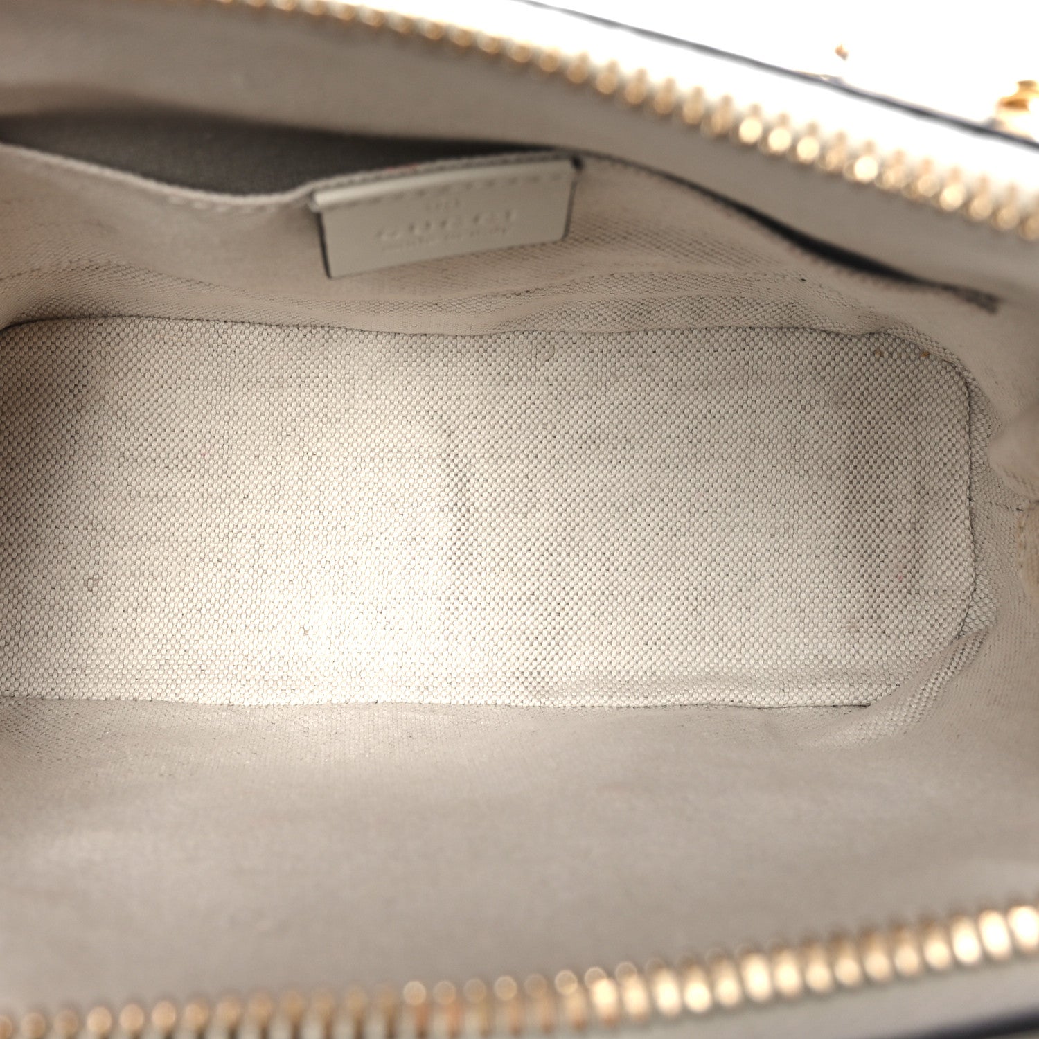 Gucci Boarded Plutone Calfskin Mini Horsebit 1955 Top Handle Bag Mystic White 6 of 10