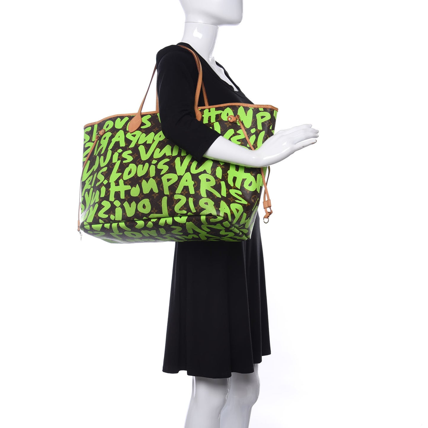 Monogram Graffiti Neverfull GM Green