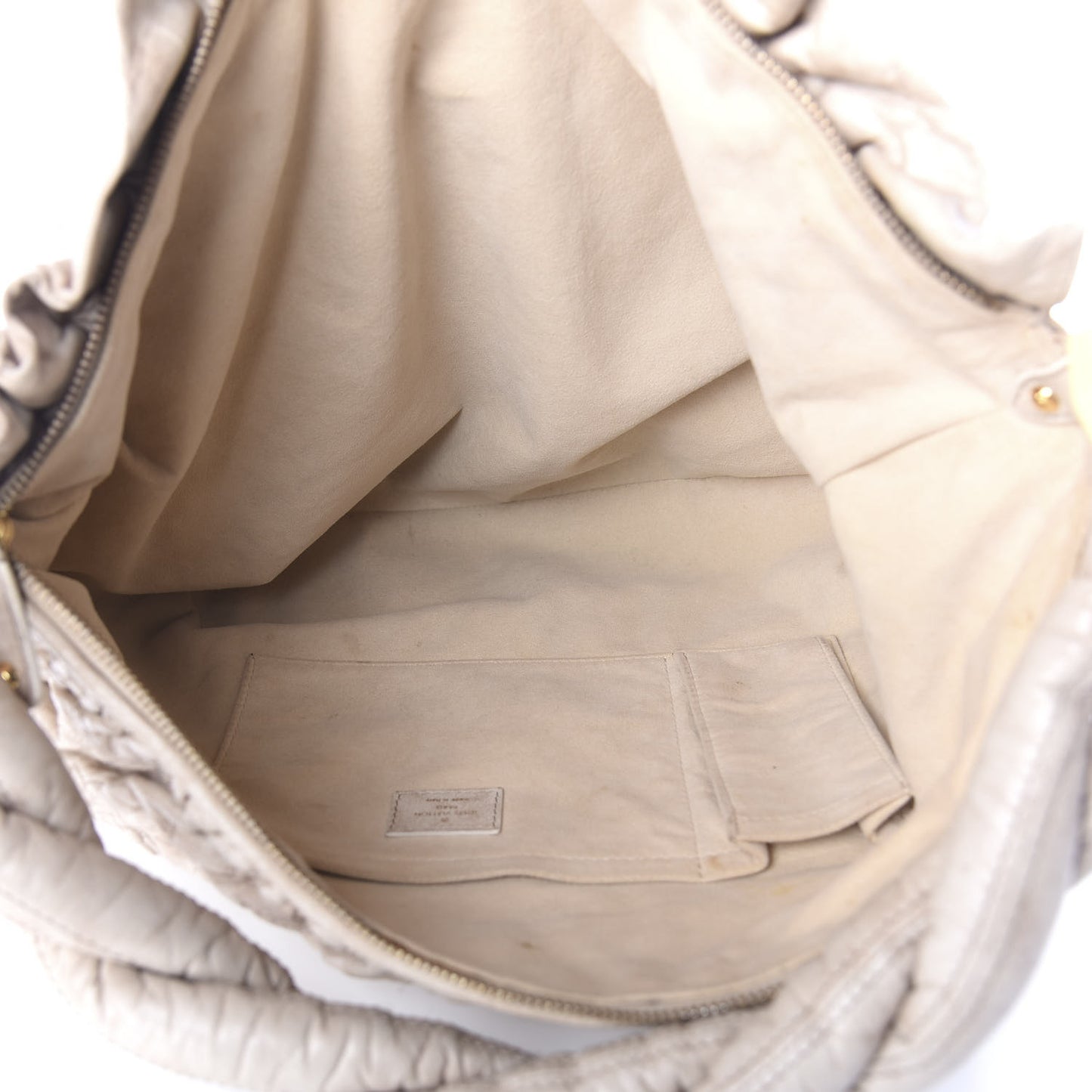 Lambskin Olympe Nimbus GM Ecru