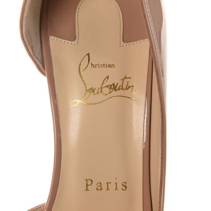 Christian Louboutin Patent Iriza 100 Pumps 40 Nude 7 of 10