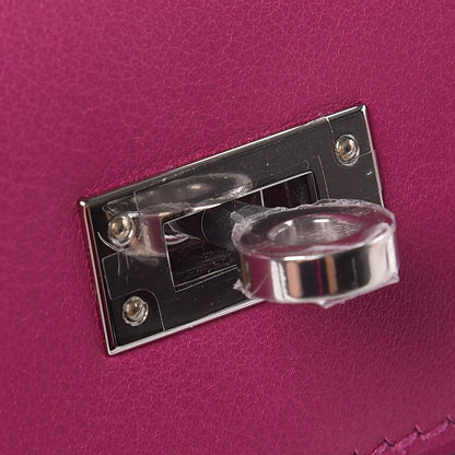 Hermes Swift Kelly Pochette Clutch Rose Pourpre 11 of 24
