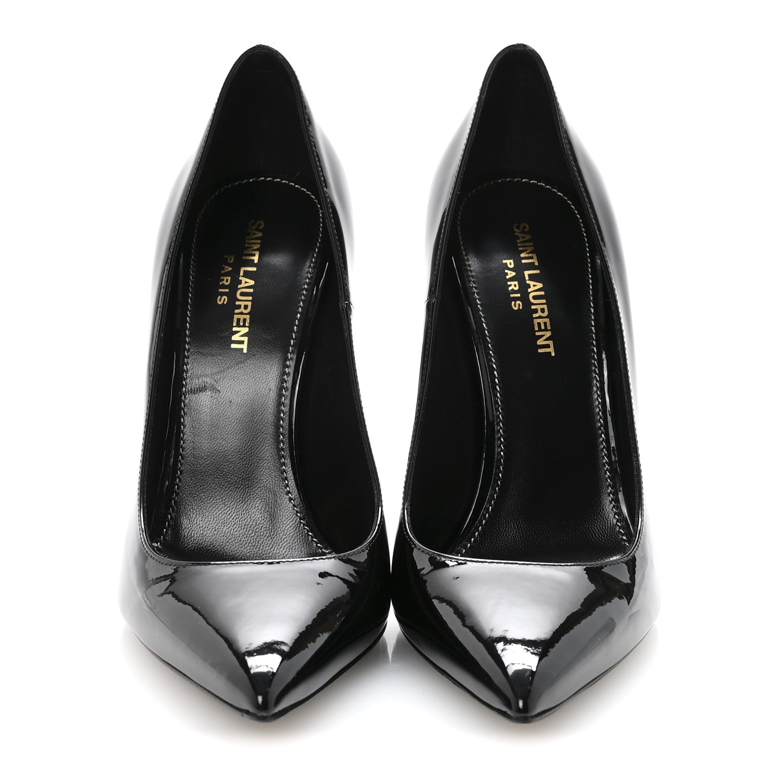 Saint Laurent Patent Opyum 110 Pumps 38 Black 3 of 10