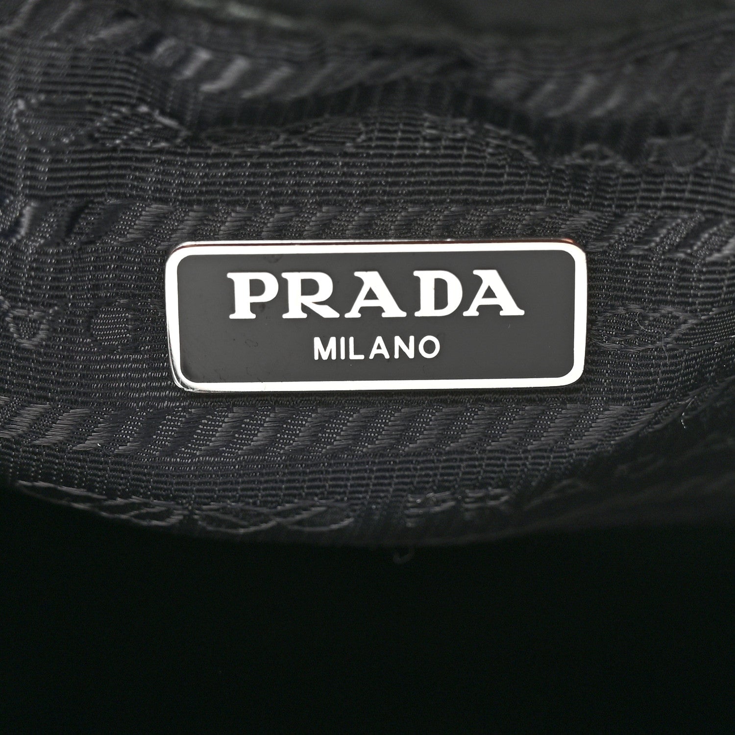 Prada Re-Nylon Saffiano Bucket Wristlet Black 6 of 9