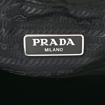 Prada Re-Nylon Saffiano Bucket Wristlet Black 6 of 9