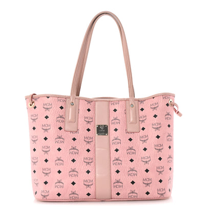 MCM Visetos Medium Liz Reversible Shopper Tote Soft Pink 1 of 10