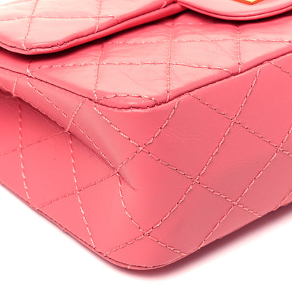 Chanel Aged Calfskin Quilted 2.55 Reissue Mini Flap Pink 7 of 8