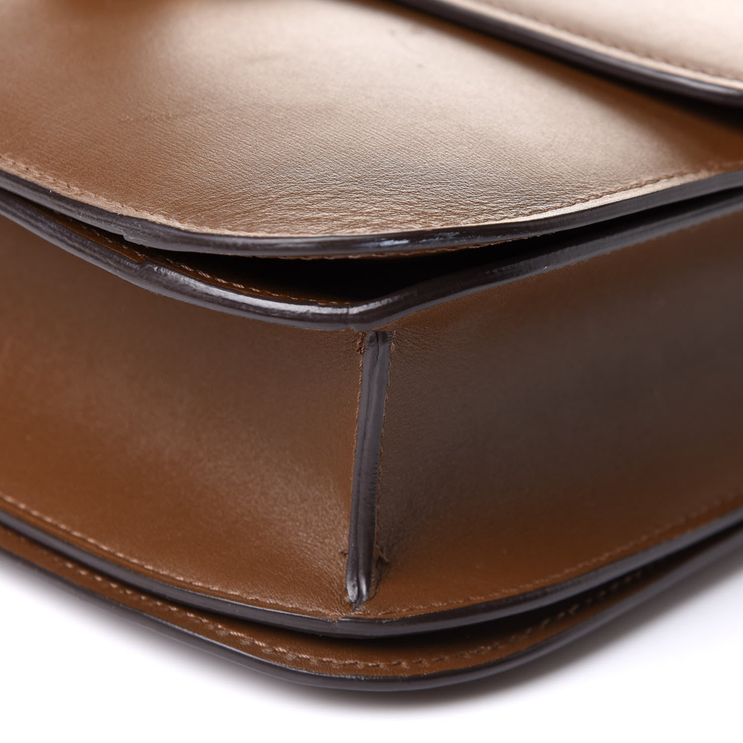 Celine Box Calfskin Medium Classic Box Flap Bag Camel 9 of 11