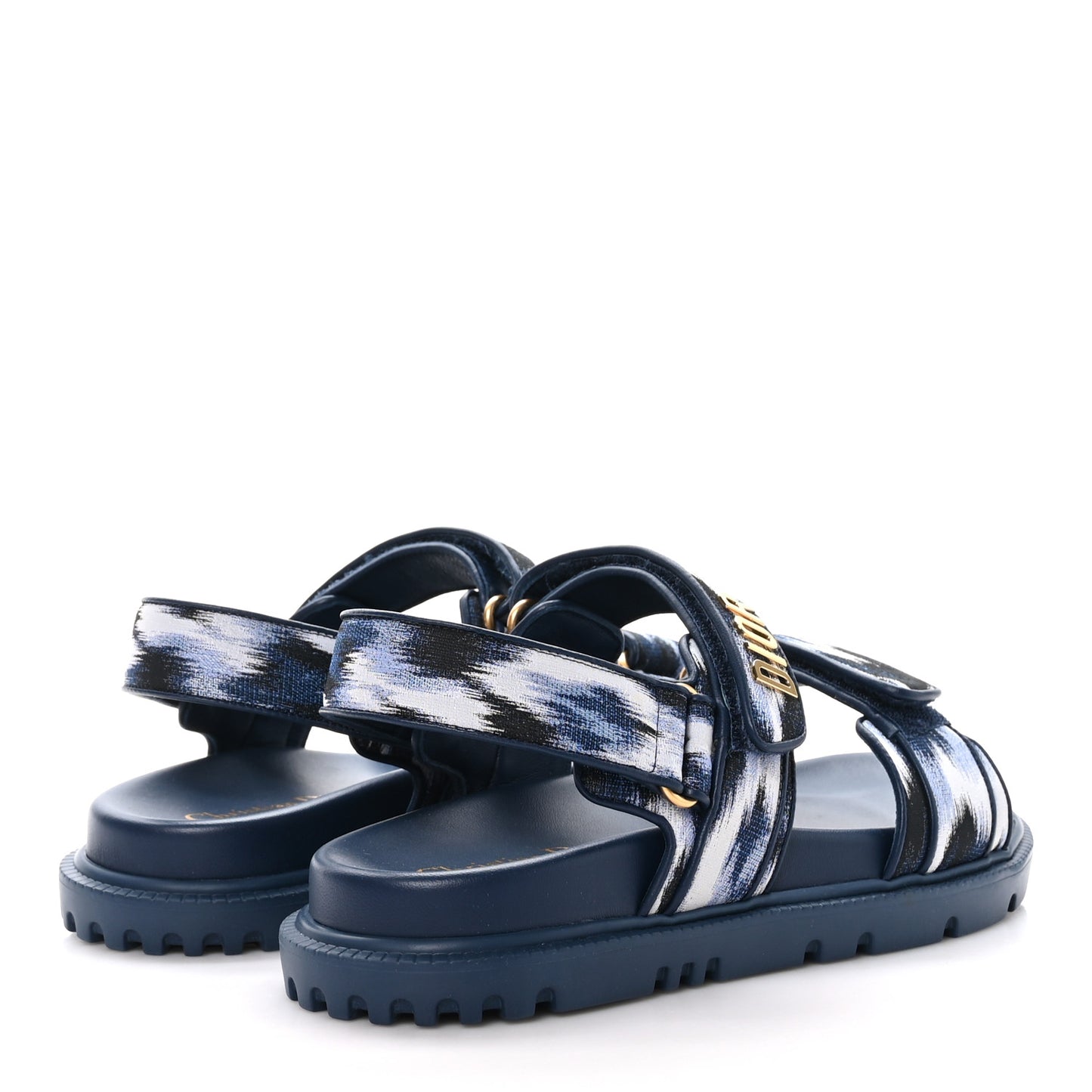 Technical Fabric Wildior Shiny Print Dioract Sandals 37.5 Ocean