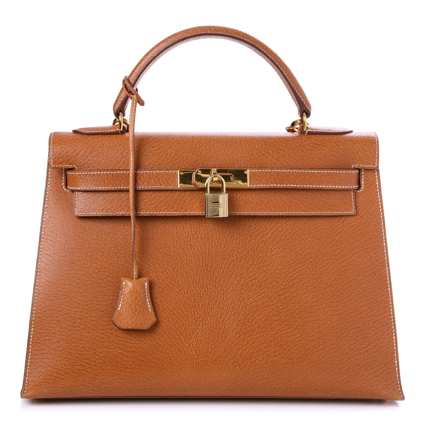 Peau Porc Sellier Kelly 32 Gold