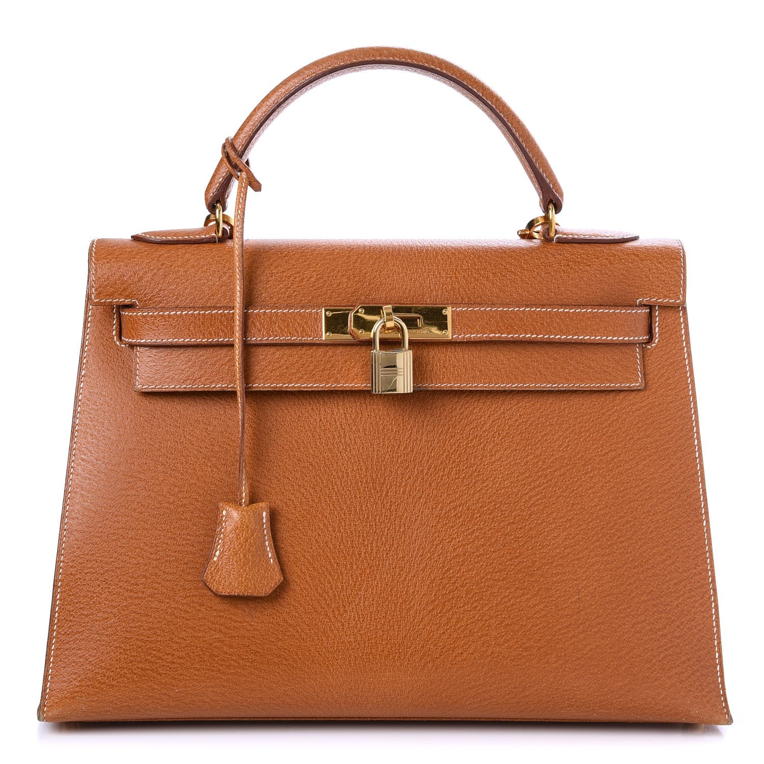 Hermes Peau Porc Sellier Kelly 32 Gold 1 of 47
