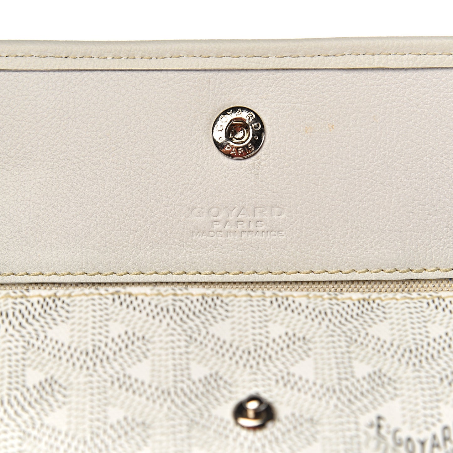 Goyardine Saint Louis PM White