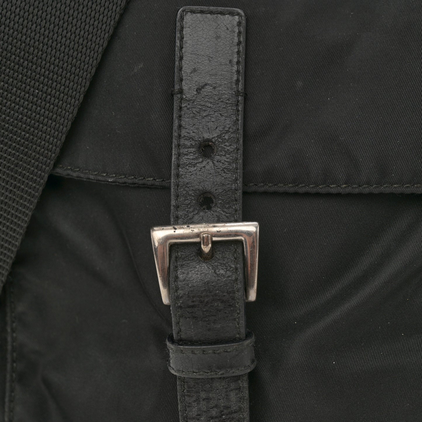 Nylon Vela Sport Messenger Bag Black