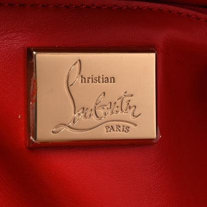 Christian Louboutin Calfskin Patent Studded Small Paloma Naturel Rose Gold 6 of 12
