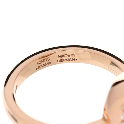 Chopard 18K Rose Gold Diamond Happy Diamonds Icons Ring 52 6 5 of 6