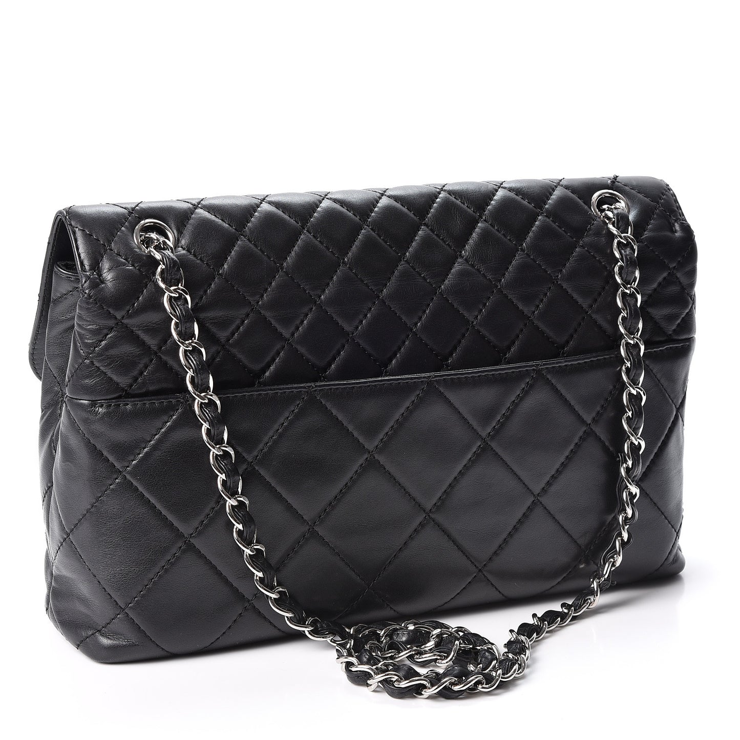 Calfskin Quilted In The Business Flap Bag Black