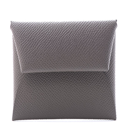 Hermes Epsom Bastia Verso Coin Purse Gris Etain Vert Criquet 1 of 7