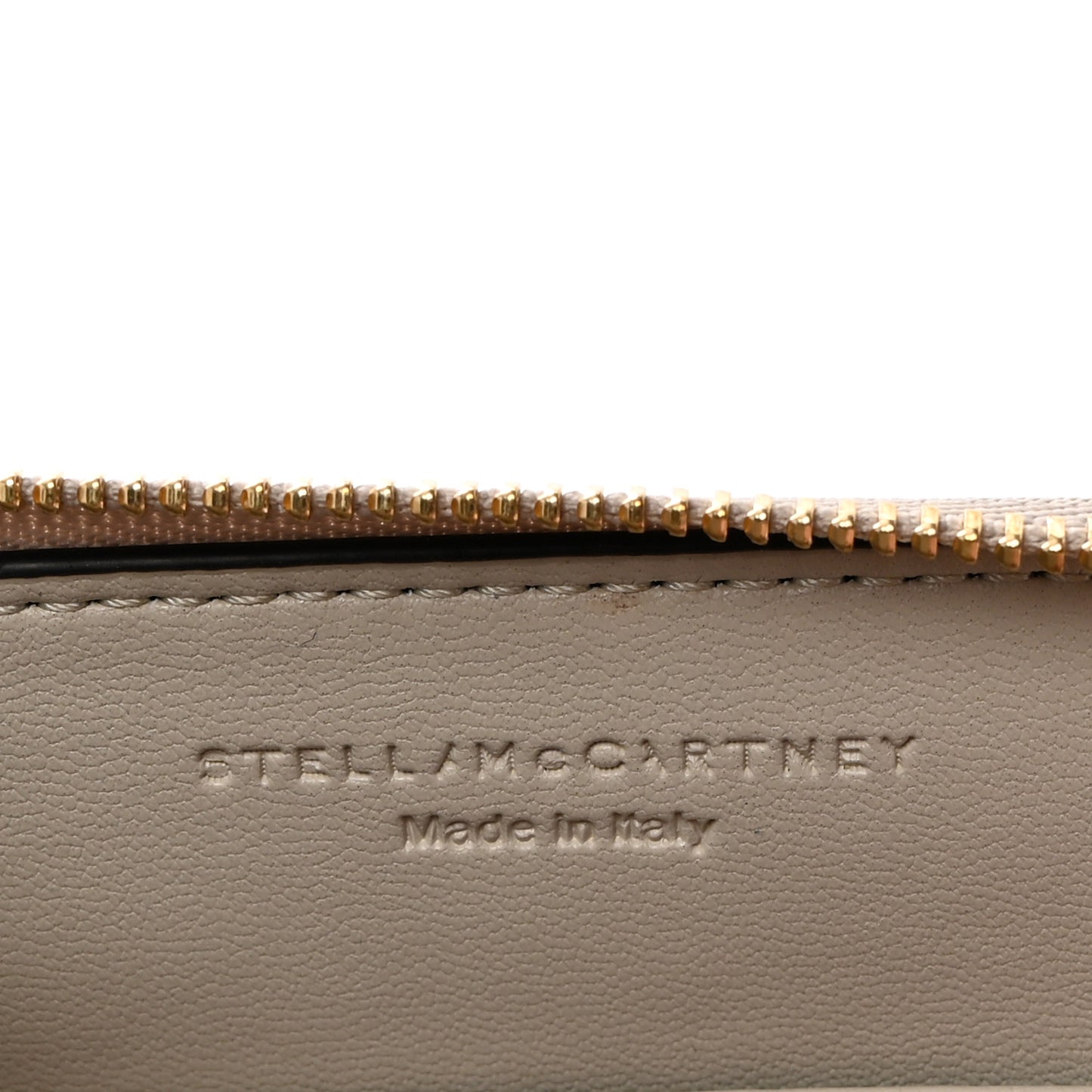 Eco Alter Nappa Perforated Logo Zip Around Card Holder Wallet Black