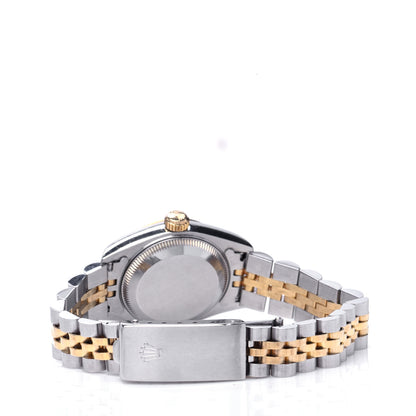 Rolex Stainless Steel 18K Yellow Gold Diamond 26mm Oyster Perpetual Datejust Watch Silver Jubilee 69173 3 of 5