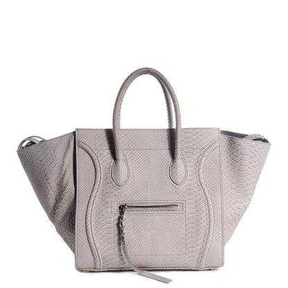 Celine Python Medium Phantom Luggage Grey 1 of 7