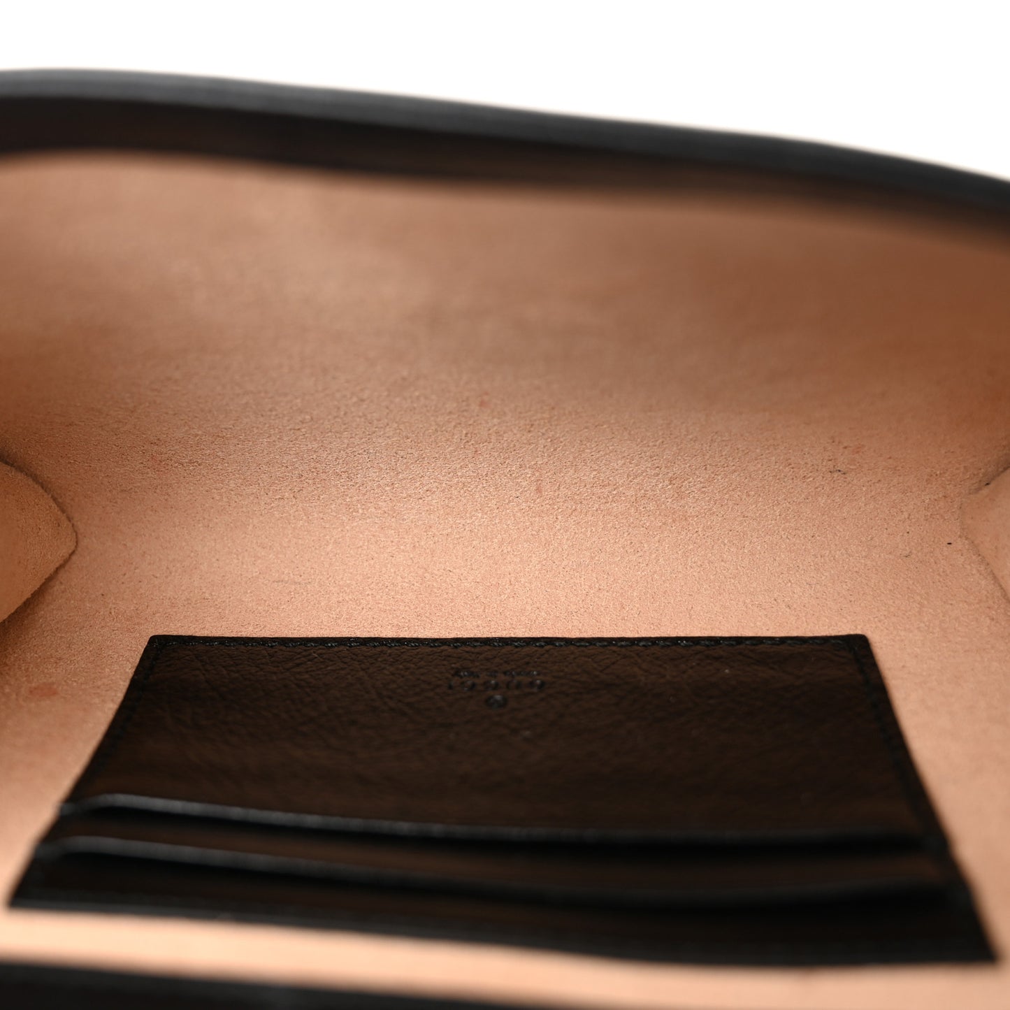 Textured Calfskin Web Mini Rajah Slim Flap Shoulder Bag Black