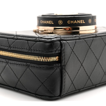 Chanel Lambskin Quilted Coco Click Bag Black 9 of 10