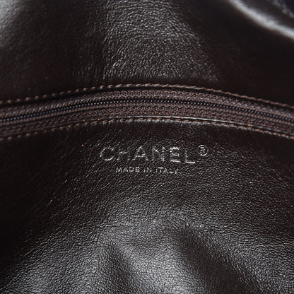 Chanel Caviar Quilted CC Timeless Bowler Brown 6 of 11