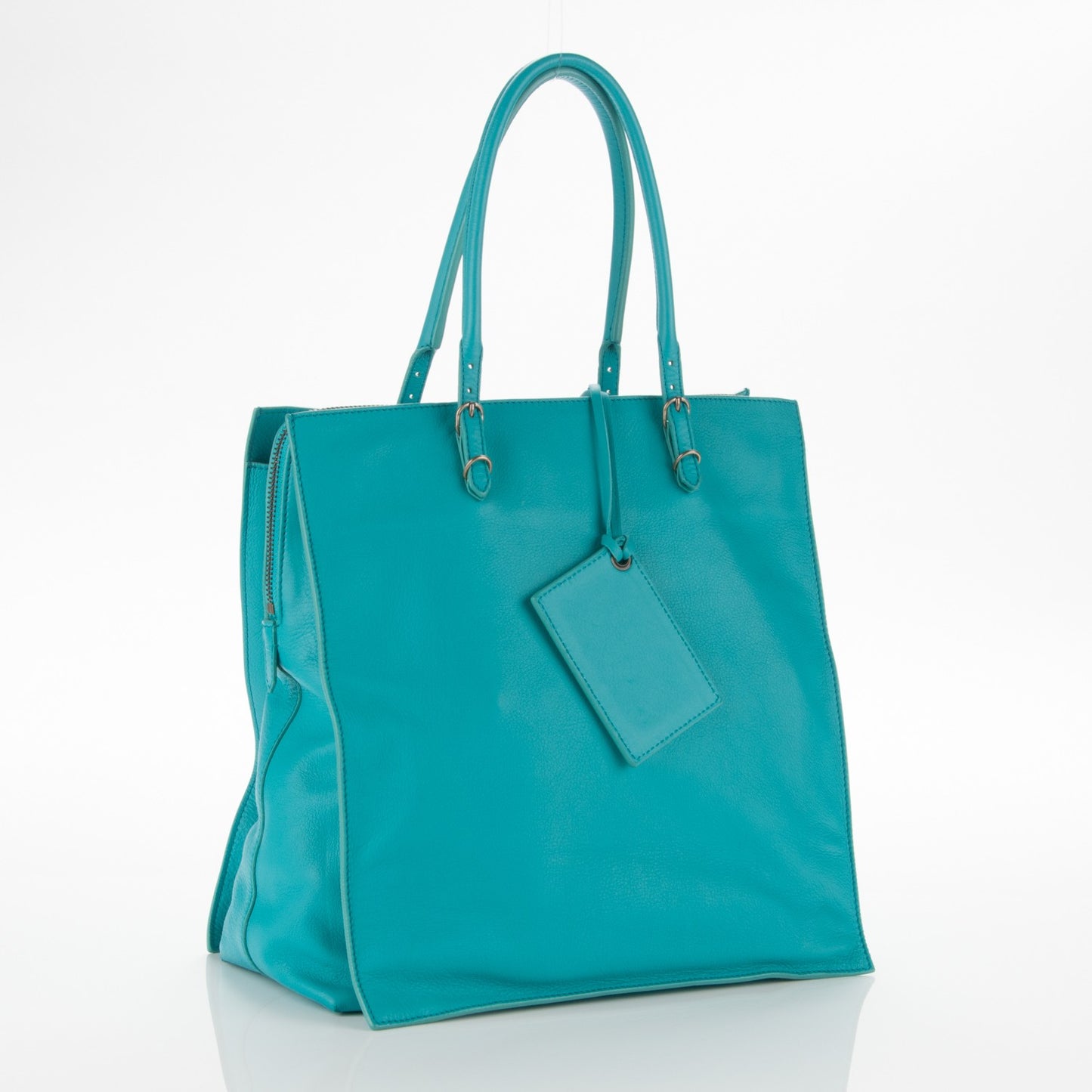 Veau Papier Tote Bleu Pacifique