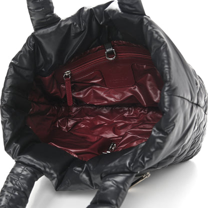 Chanel Nylon Quilted Small Coco Cocoon Tote Black 4 of 10