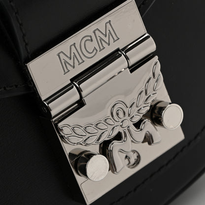 MCM Calfskin Mini Patricia Belt Bag Black 11 of 13