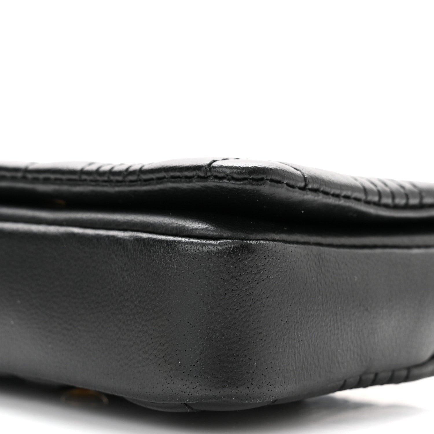 Burberry Lambskin Quilted Micro Lola Bag Black 10 of 10
