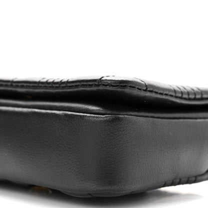 Burberry Lambskin Quilted Micro Lola Bag Black 10 of 10