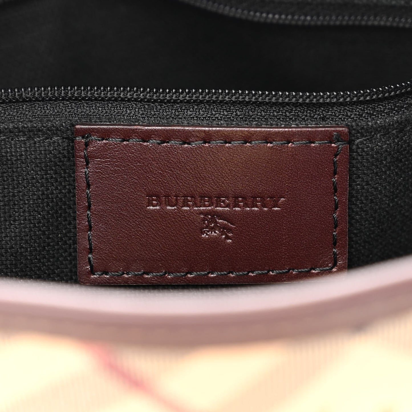 Haymarket Check Studded Tote Chocolate