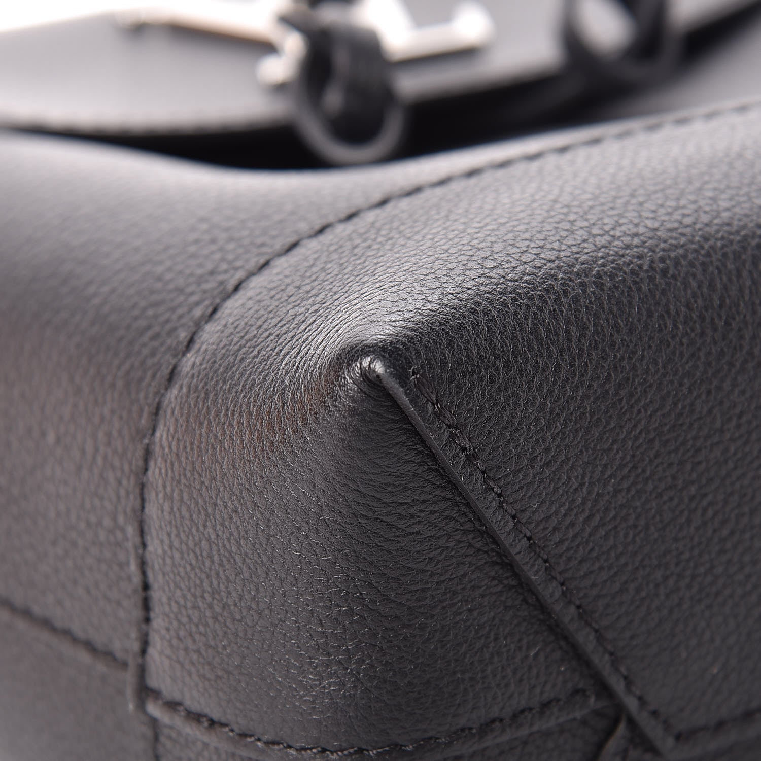 Louis Vuitton Calfskin Lockme Mini Backpack Black 12 of 15