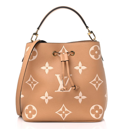 Louis Vuitton Empreinte Monogram Giant Neonoe MM Arizona Beige 3 of 9