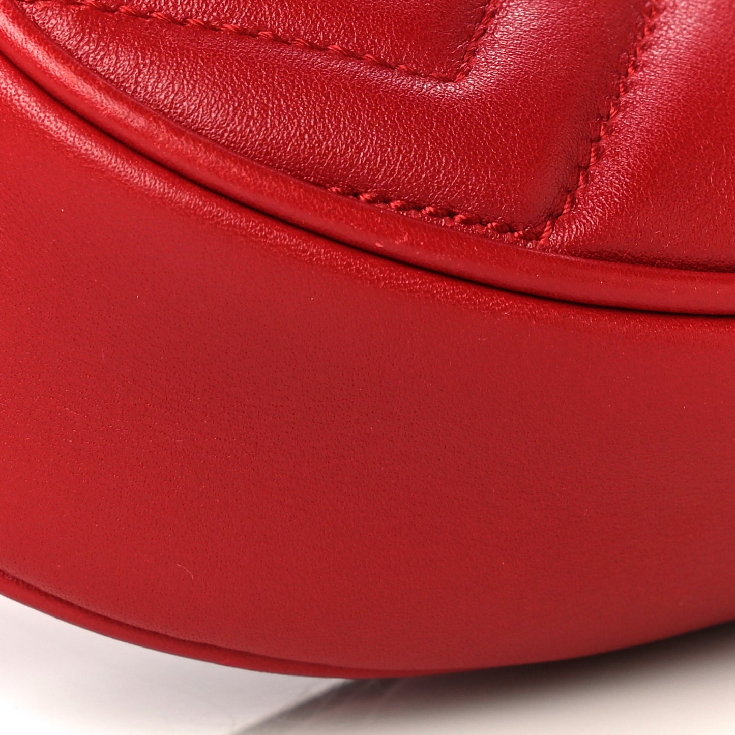 Calfskin Matelasse GG Marmont Belt Bag 75 30 Hibiscus Red