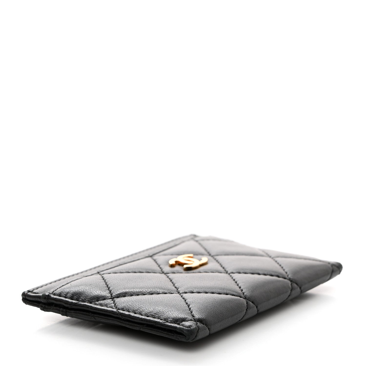 Chanel Lambskin Quilted Card Holder Black 4 of 8