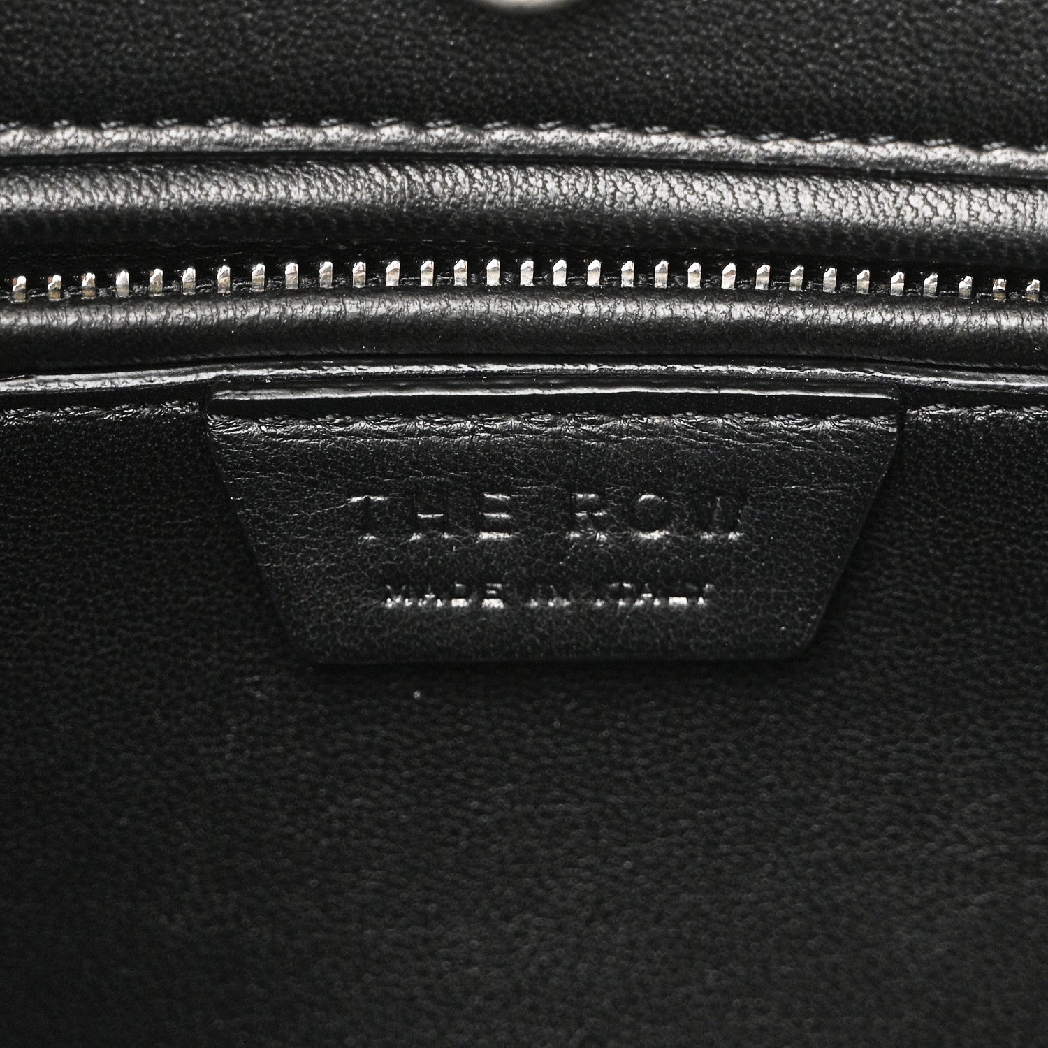 The Row Grained Calfskin Alger Shoulder Bag Black 6 of 9
