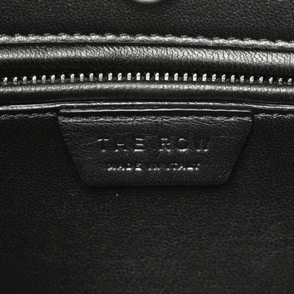 The Row Grained Calfskin Alger Shoulder Bag Black 6 of 9
